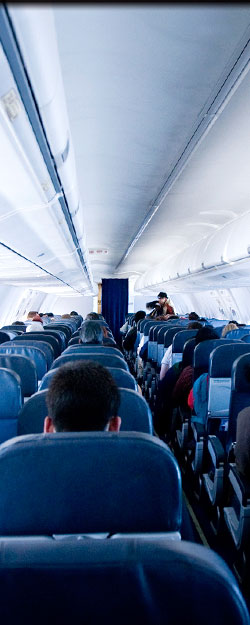 airplane aisle
